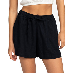 Wholesale Women's Casual <b>Shorts</b> 100% Cotton Black With Elastic <b>Waist</b> Loose Design Available for Sale in <b>Low</b> MOQ by SPORTAR - Product Image 1