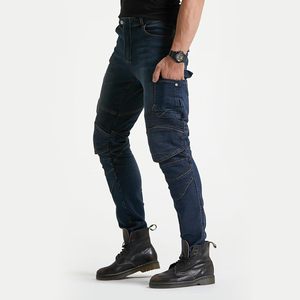 Pantalones vaqueros para montar en motocicleta, pantalones vaqueros para motorista con armadura extraíble para hombres, almohadillas para armadura de rodilla y cadera, almohadillas para armadura CE2 - Product Image 4