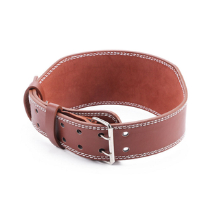 Equipo de entrenamiento de gimnasio con logotipo personalizado Premium, cinturón de levantamiento de pesas de nailon, hebilla de acero ajustable, cuero de vaca genuino 100% completamente - Product Image 6