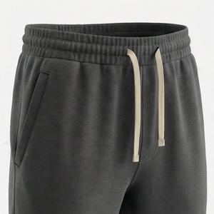 Conjuntos de Sudadera con Capucha y Pantalones Deportivos Extra Grandes Personalizados para Hombre, Estilo Urbano, Costuras en Contraste, Algodón, Chándal Deportivo para Gimnasio - Product Image 5