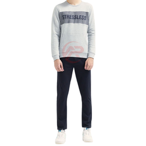 Sudadera de Forro Polar Sólido de Alta Calidad para Hombre |   Sudadera con Estampado OEM |   Algodón Orgánico 100% Ecológico y Cálido para Invierno - Product Image 1