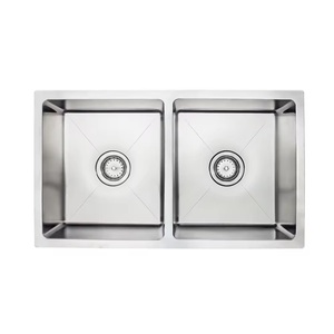 Évier à double cuve en acier inoxydable New Fortune Industrial Évier de cuisine Vietnam de haute qualité sans robinet - Product Image 1