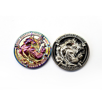 Monedas de desafío personalizadas al por mayor, monedas de recuerdo antiguas, medallones metálicos 3D irregulares, insignias de dibujos animados para promoción a granel