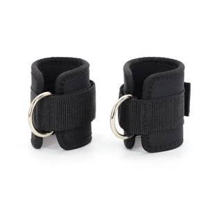 MESS SPORTS Neoprene Unisex <b>Ankle</b> <b>Support</b> Custom Breathable Gym Fitness Workout Adjustable Weight Lifting Cuff Straps / Wrist - Product Image 1
