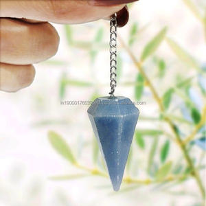 Fournisseur en gros de cristaux de pierres naturelles pierre de soleil de guérison pierre précieuse à facettes radiesthésie agate chakra reiki pendule - Product Image 2