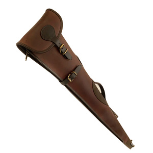 Estuche de cuero para caza, equipo duradero, estuche de tiro, estuche para pistola de juego grande, cubierta de cuero repelente para pistola de calidad Premium - Product Image 4