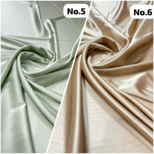 Tela de satén importada de primera calidad, tela suave, lisa y brillante para vestidos, vestidos, ropa de novia, decoración del hogar y moda de lujo - Product Image 3