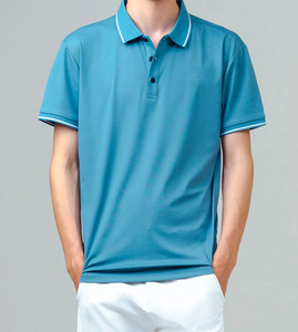 T-shirts respirants et écologiques pour hommes, vente en gros, vêtements de sport d'été pour l'extérieur, logo personnalisé, commande d'échantillon - Product Image 5