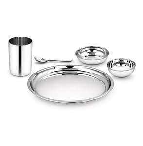 Service de table en acier inoxydable écologique fabrication vente en gros service de table en acier inoxydable prix en vrac utilisation de la vaisselle - Product Image 2