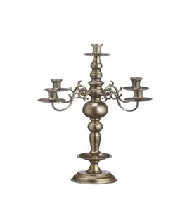 Candélabre de luxe pour décoration de mariage bougeoir en métal dernier candélabre nouveau bougeoir en métal pour mariage - Product Image 4