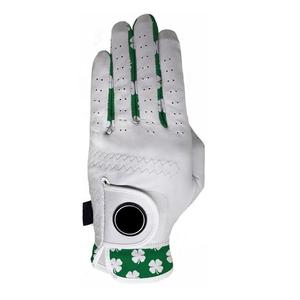 2025 gants de Golf blancs de haute qualité personnalisés pour adultes respirant Cabretta cuir poignées en peau de mouton utilisation main gauche - Product Image 3