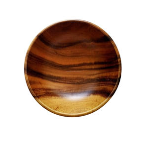 Bol à fruits en bois fait à la main pour la fête, forme personnalisée, taille et finition pour le service de salade et la décoration de la maison - Product Image 2