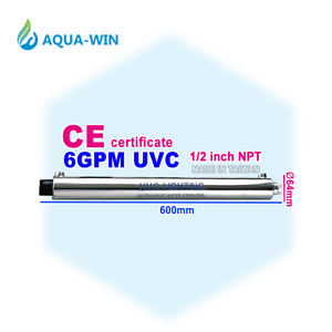 Purificador de Agua UV UVC-D645T5 de 6 GPM / 220 V / Acero Inoxidable / Destilador / Uso en Hoteles / Eléctrico / Seguro / 1 Año de Garantía / Certificado CE - Product Image 1