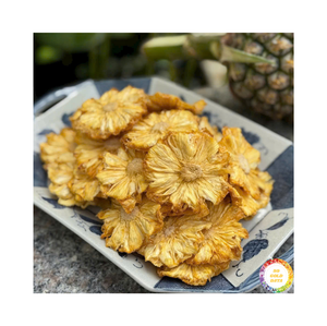 ผลไม้เมืองร้อนผลไม้แห้งรสธรรมชาติสับปะรดหั่นบางๆรสชาติดั้งเดิมขายปลีกเป็นกลุ่มเนื้อนิ่มของเวียดนามอบแห้ง - Product Image 1