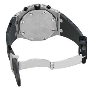 Reloj de Diamantes Moissanite de Alta Gama, Esfera y Correa Brillantes, Acero Inoxidable Duradero, Reloj de Moda Perfecto - Product Image 5