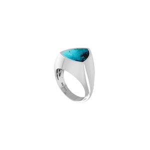 Anillo de Plata de Ley 925 para Hombre, Clásico, con Engaste de Shattuckita, Diseño Trillón, Hecho a Mano, Regalo Único para Él, Cumpleaños, Fiesta - Product Image 3