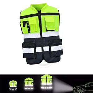 Ropa de trabajo de invierno de alta visibilidad, ropa reflectante para motocicleta, chaleco de seguridad de tráfico, chaleco de seguridad reflectante amarillo de alta visibilidad - Product Image 3