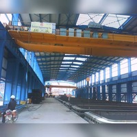 Grúa de puente aéreo de doble viga de ingeniería Ganesh de alta calidad, capacidad de 30 40 toneladas, 30 40 M de envergadura, fábrica OEM lista para enviar