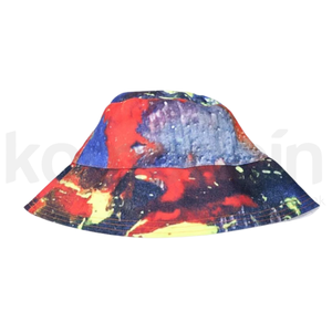 Bob artisanal peint à la main, motif personnalisé, respirant, couvre-chef unique et tendance pour la pêche, logo personnalisé Komodoin - Product Image 1