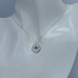 Collier pendentif en argent sterling avec topaze bleue fait à la main, bijoux en pierres précieuses, cadeau de naissance de novembre pour femmes - Product Image 4