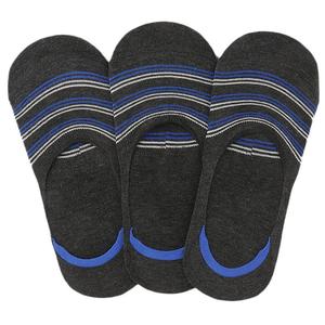 Men's Loafer <b>Socks</b> Pack Of 3 (Z260) - Dark Grey - Product Image 1