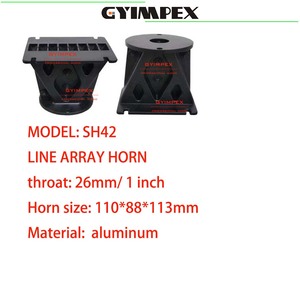 110*88*113mm aluminum waveguide array Speaker Horn 1 inch line Array Speakers Horn waveguide - Product Image 2