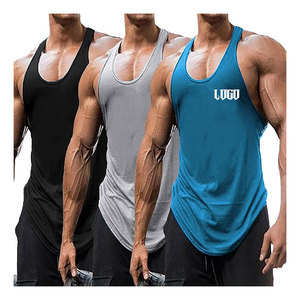 Men's Comfortable Lightweight Quick Dry Sleeveless <b>Muscle</b> Tank Gym Singlet Stringer <b>Vest</b> for Training Fitness Running Size XL - Product Image 4