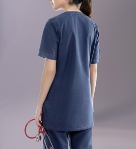 Supplier Wholesale Comfortable Washable Summer Hospitals Medical Scrubs Uniforms <b>Nurse</b> Clothing Sets Scrubs Jumpsuit - Product Image 4