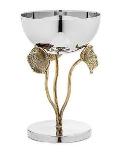 Tazón de Chocolate de Metal Plateado Pulido 2026 con Motivo Floral y Acabado Liso para Regalos de Boda y Decoración de Fiestas - Product Image 3