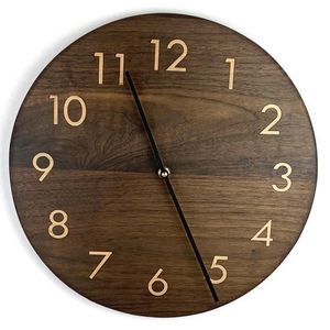 Reloj de Pared de Madera Hecho a Mano al por Mayor |   Precio de Fábrica al por Mayor |   Acabado de Calidad Premium - Product Image 1
