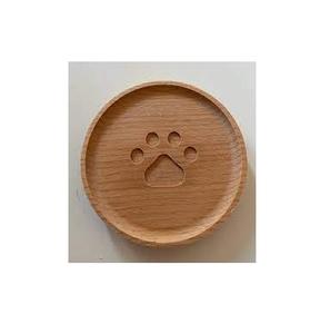 Posavasos de madera cuerno de ciervo forma cuadrada para utensilios de cocina y restaurantes uso al mejor precio artesanía natural - Product Image 3