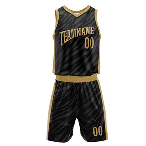 Marque privée Logo personnalisé coupé et cousu à prix compétitif à prix d'usine par le fabricant pakistanais d'uniformes de basket-ball - Product Image 2