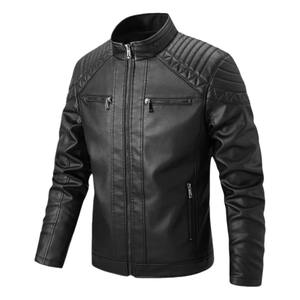 Chaqueta Universitaria de Piel de Oveja Genuina de Grosor Estándar para Hombre, Cuello Alto, Capucha Delantera, Transpirable, Resistente al Viento, Calidad Premium - Product Image 6