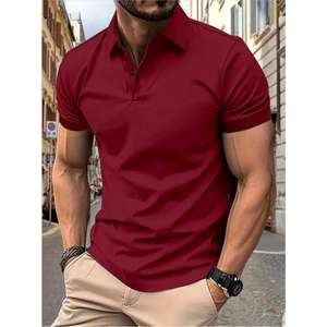 Polo d'affaires de loisirs personnalisé Logo Summer Short Sleeve T-Shirt Design personnalisé Golf Occasions Tissu - Product Image 2