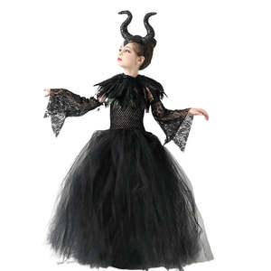 Disfraz de Lujo de Malfique para Niñas, Vestido Sexy con Personaje de Televisión para Halloween y Navidad - Product Image 4