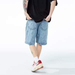 Short en jean Hip Hop Streetwear Nouveau style Short en jean ample pour hommes - Product Image 5