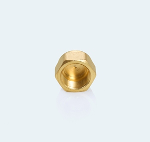 Capuchon de vanne fendue en laiton 1/4\" et 3/8\" Filetage M16 x 1P 800 PSI Port de service CVC Capuchon de protection Anti-fuite Fabriqué en Inde - Product Image 6
