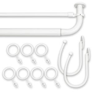 Bloque de luz Reduce el ruido Envoltura alrededor de la barra de cortina Doble - Product Image 5