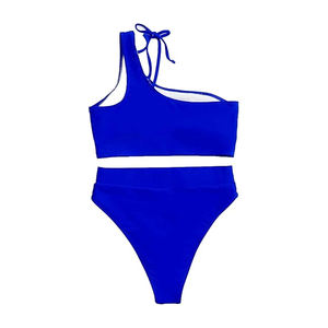Maillot de bain 2 pièces pour femmes logo personnalisé ensemble de bikini avec service OEM vêtements de plage haute visibilité vente en ligne - Product Image 1