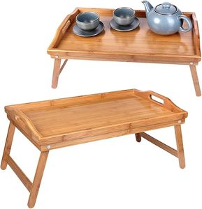 Plateau de lit en bois fait main avec pieds pliants - Origine Vietnam - Product Image 1