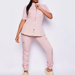 2025 Medicos beauté tissé confortable uniforme gommage uniformes ensembles nouveaux modèles médicaux gommages femme hôpital uniformes infirmière - Product Image 5