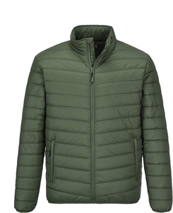 Men Women Puffer Jacket Winter <b>Coat</b> Lightweight Warm Quilted Outerwear Casual Fashion Stand Collar Canvas Trendy Outdoor Top - Product Image 1