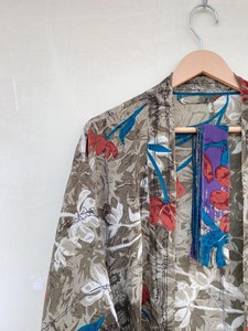 Comfortable Silk Sari <b>Kimono</b> Vintage Silk Robe Handmade Silk Robe - Product Image 5