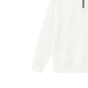 Sudadera con Capucha Extra Grande con Cierre de Cremallera, Estilo Urbano para Mujer, Invierno, Color Personalizado, Logotipo Frontal, Manga Larga, Felpa Lavada al Ácido - Product Image 4