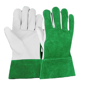 Gants de soudage TIG en cuir de chèvre et croûte de vache antistatiques en polyester de qualité supérieure, résistants aux étincelles, pour la sécurité industrielle - Product Image 5