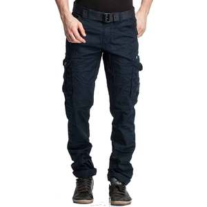 Pantalones Deportivos Cargo de Cintura Alta Personalizados para Hombre, Estilo Casual, Pantalones de Chándal Lisos para Correr - Product Image 1