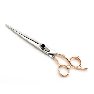 Ciseaux de coiffeur professionnels en acier inoxydable de luxe outil de beauté de coupe de cheveux léger à la main manche en céramique pointe de lame tranchante - Product Image 6