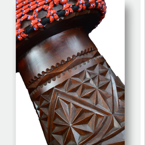 Djembe SOLOBEAT Hecho a Mano, Tallado a Mano, de Madera de Abedul de 10 Pulgadas con Parches de Piel de Oveja, Profesional - Product Image 1