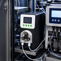 Pompe péristaltique standard pour analyseur de qualité de l'eau CEMS |   Pompe doseuse de laboratoire en aluminium + acier inoxydable Thomas SR25/YZ25