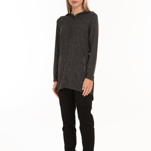 Sweat à capuche long d'été sur mesure pour femmes de grande taille OEM pull à séchage rapide respirant à coupe surdimensionnée marque privée impression Logo - Product Image 3